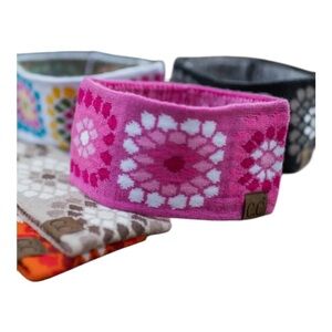 CC Flower Crochet Printed Head Wrap